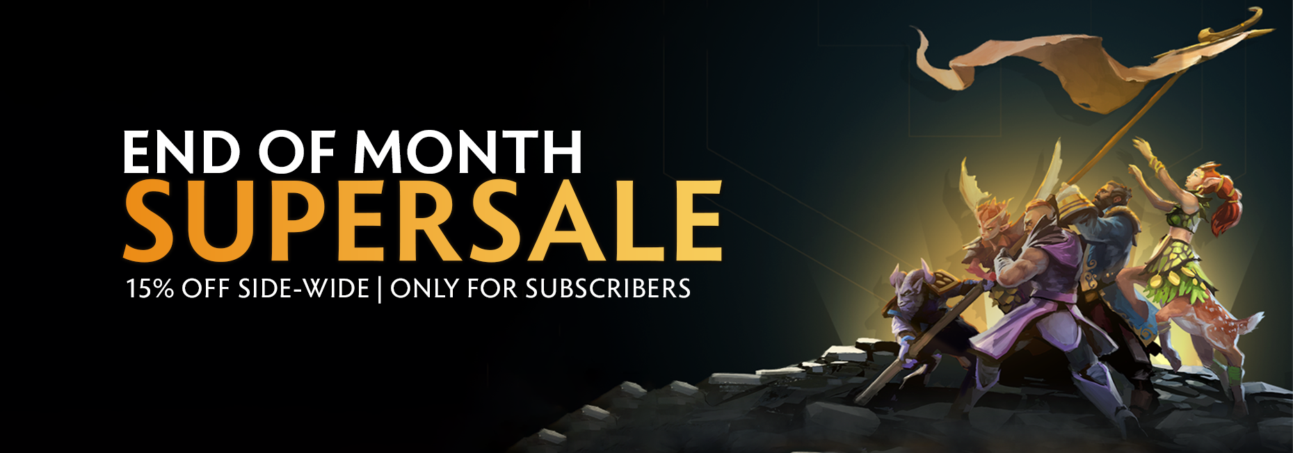 MONTH END SUPER SALE!!! 15% OFF SIDE-WIDE AT VIKINGDOTA.