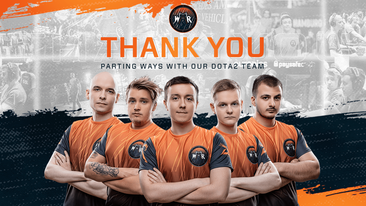 Wind and Rain parted ways Dota 2 roster