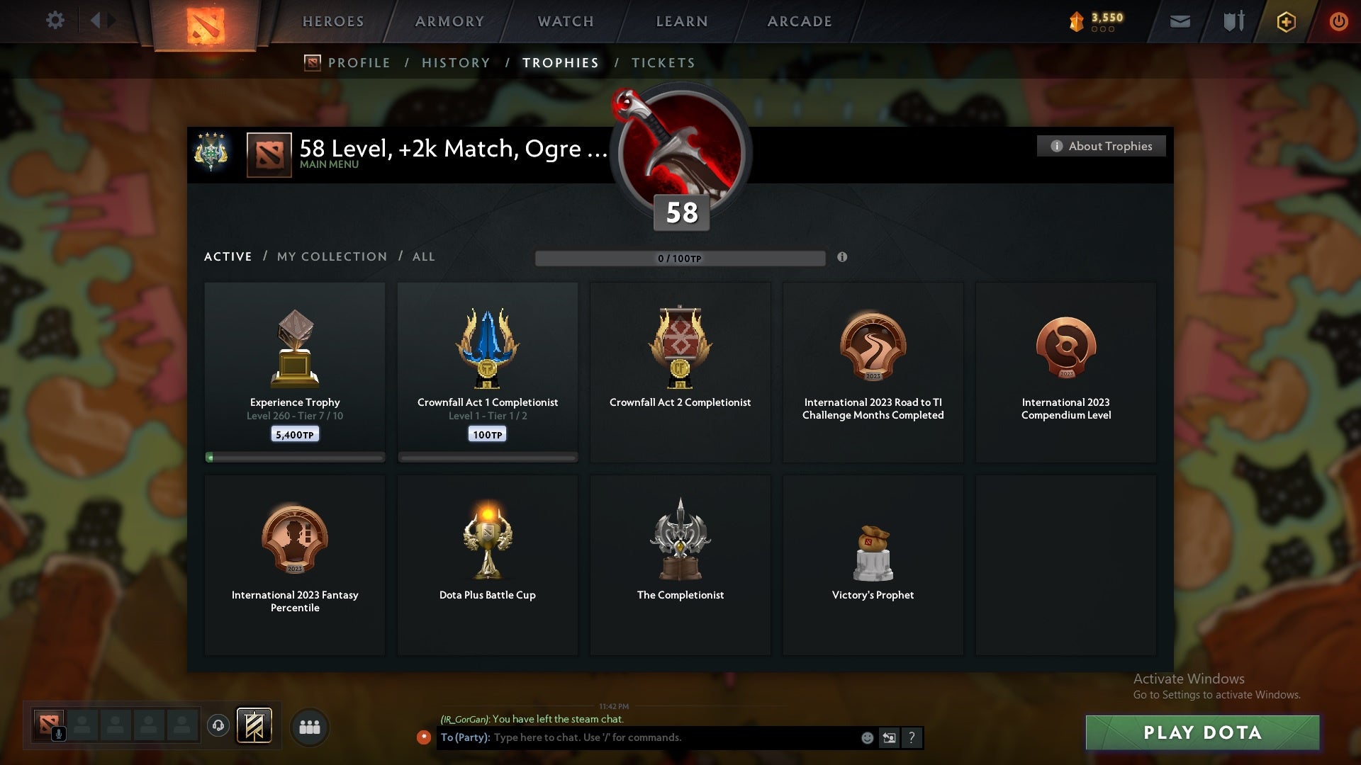 Archon IV | MMR: 2795 - Behavior: 11610 - Communication: 11610