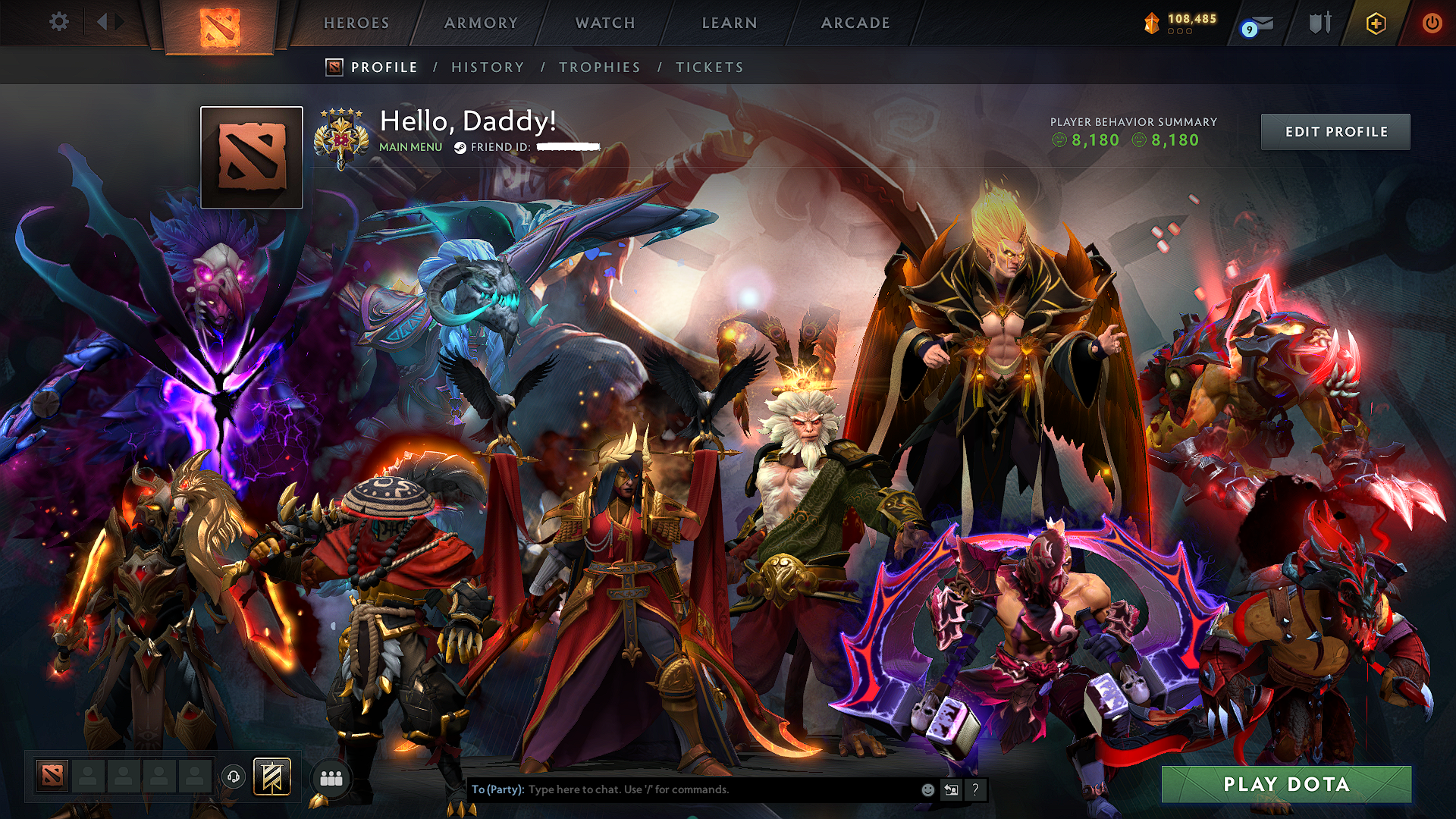 Legend V | MMR: 3575 - Behavior: 8180 - Communication: 8180