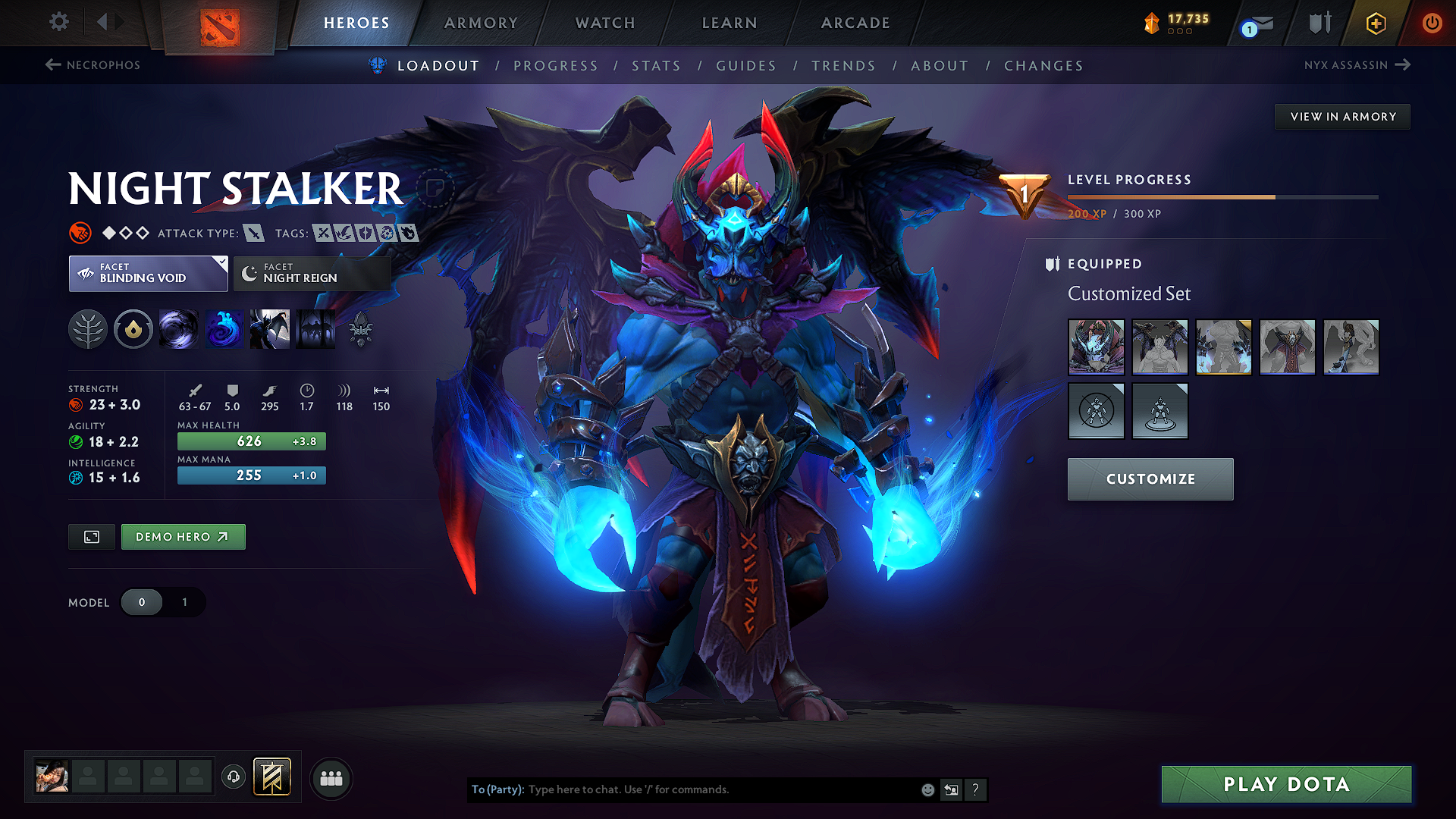 Legend I | MMR: 2973 - Behavior: 8796 - Communication: 8796