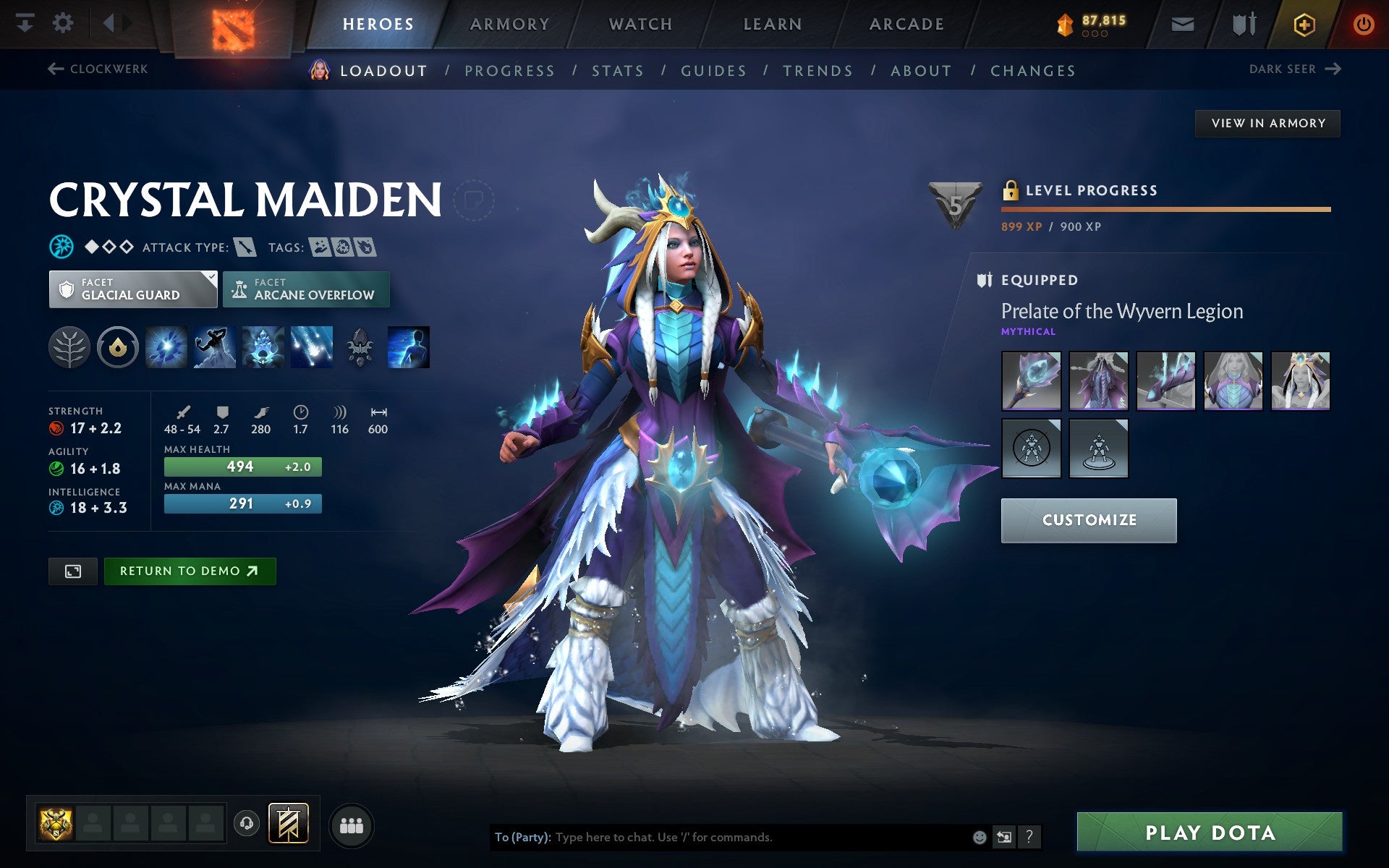Legend III | MMR: 3454 - Behavior: 10686