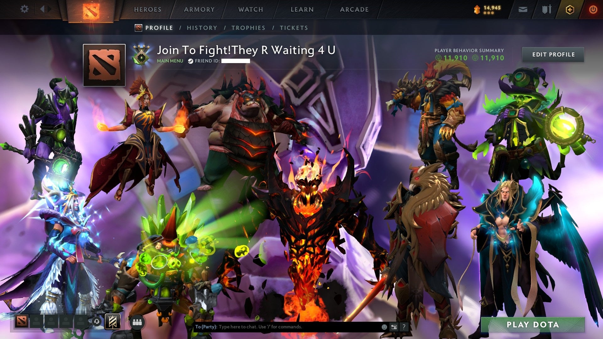 MMR: 416 - Behavior: 11910