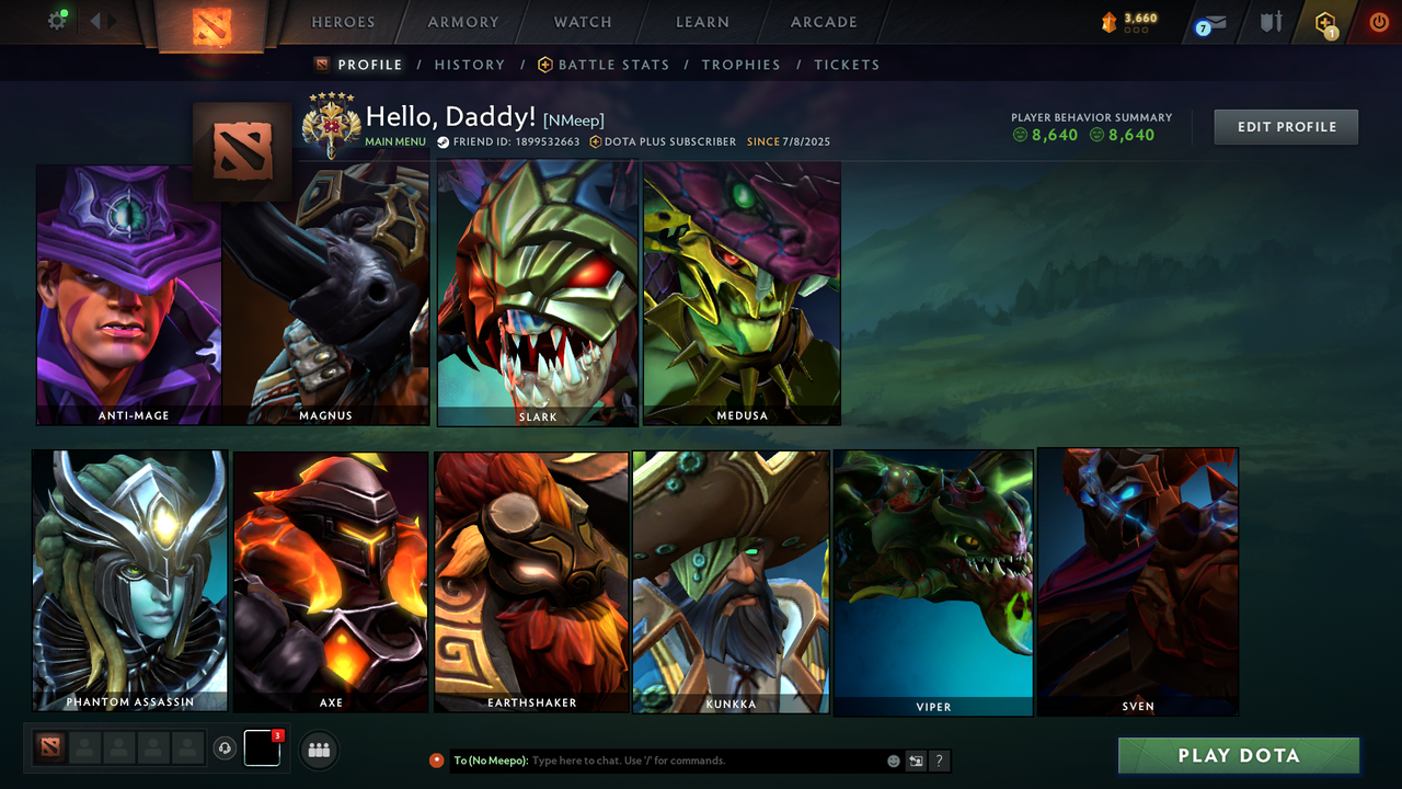 Legend V | MMR: 3721 - Behavior: 8640