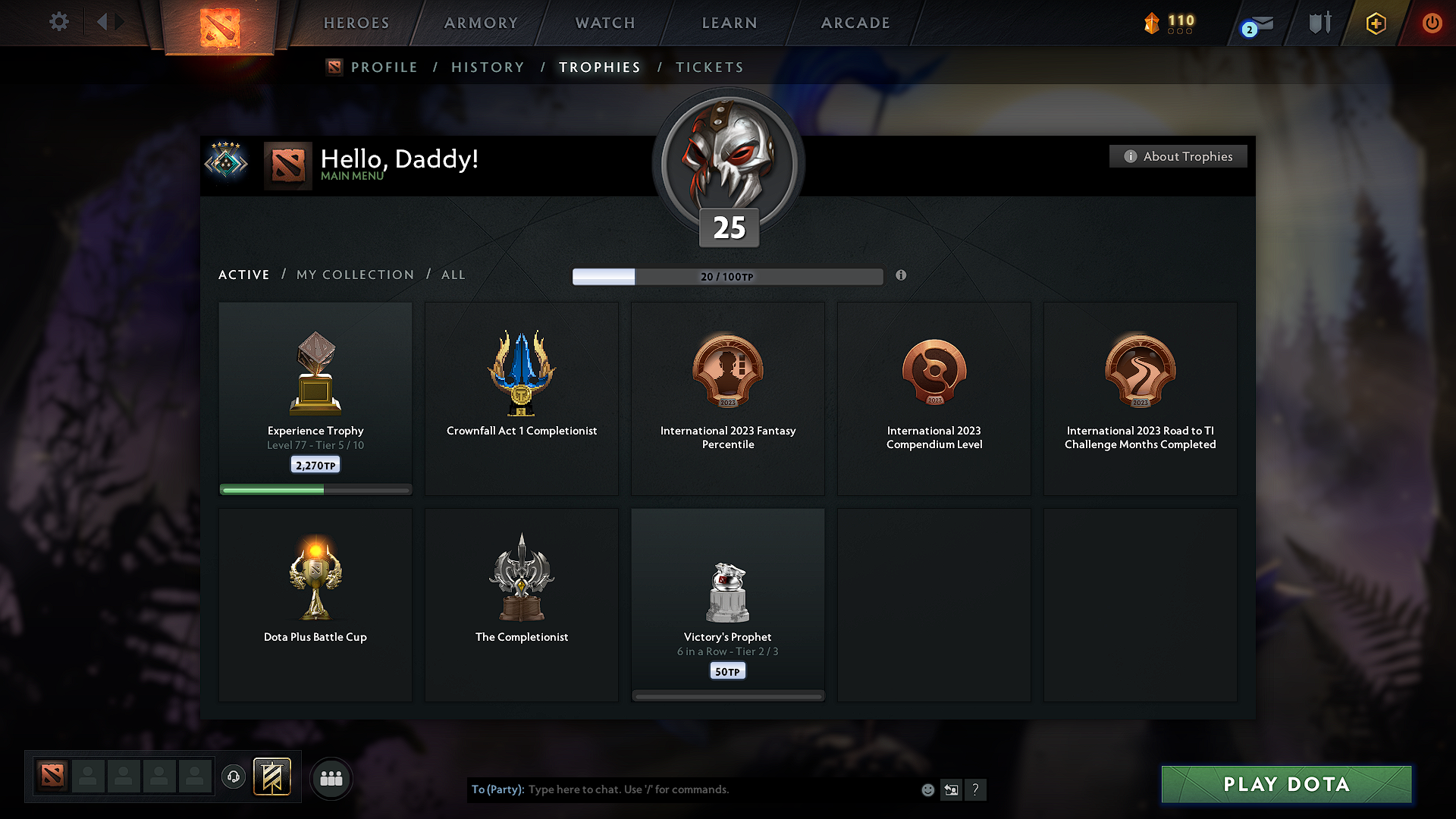 Crusader V | MMR: 2250 - Behavior: 9099 - Communication: 9099