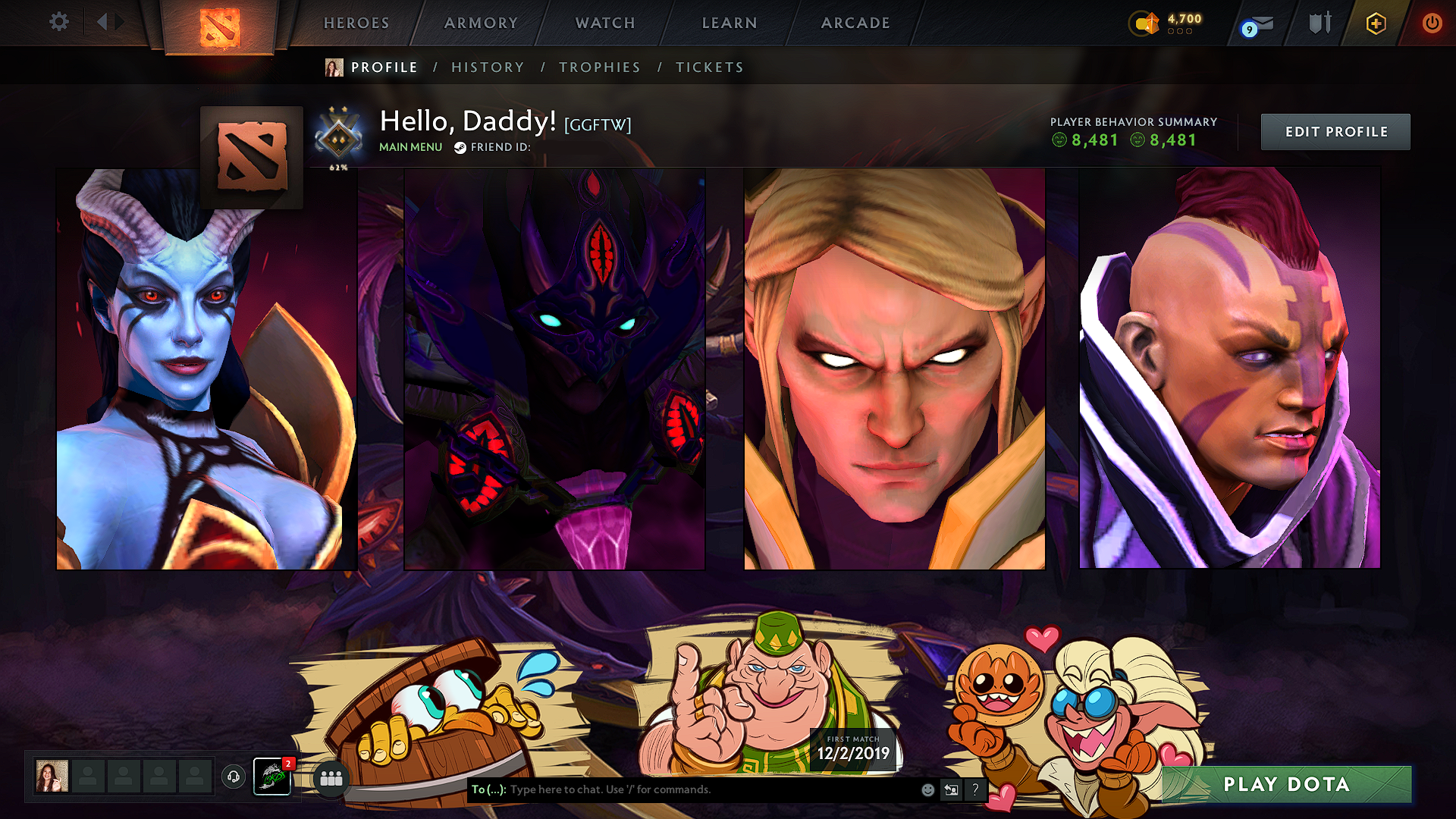 Guardian II | MMR: 1020 - Behavior: 8481 - Communication: 8481