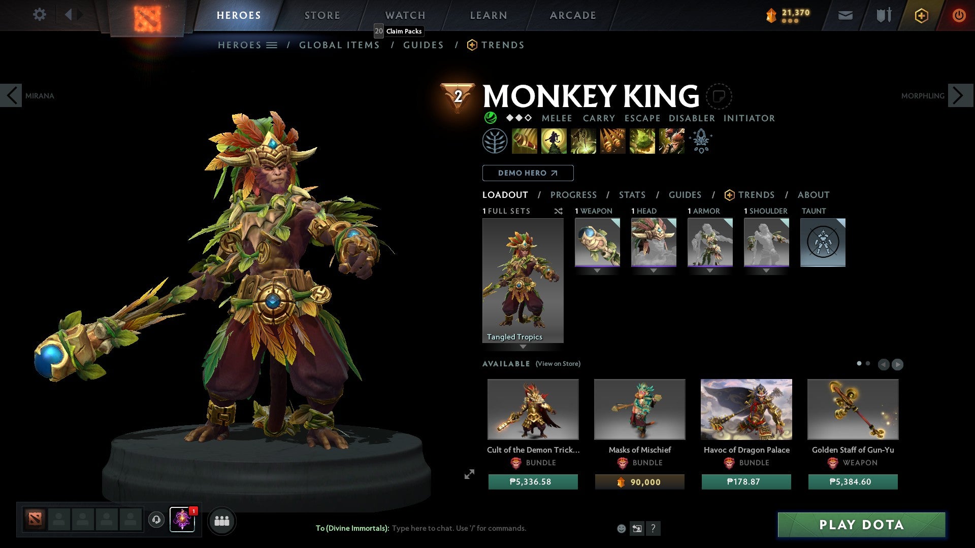 Immortal | MMR: 7539 - Behavior: 9445