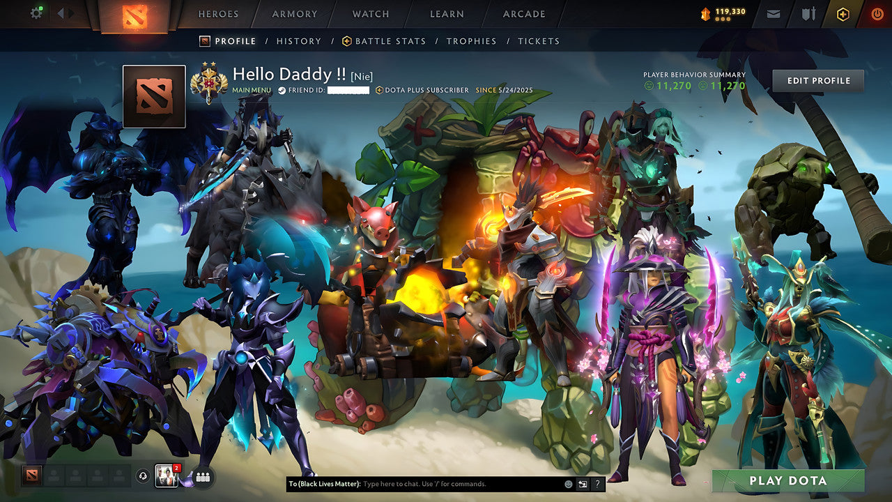 MMR: 3222 - Behavior: 11270 - Communication: 11270