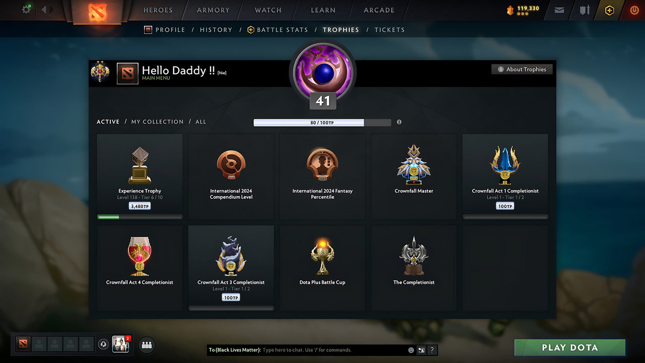 MMR: 3222 - Behavior: 11270 - Communication: 11270