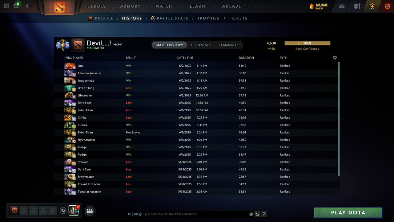 MMR: 4638 - Behavior: 10023
