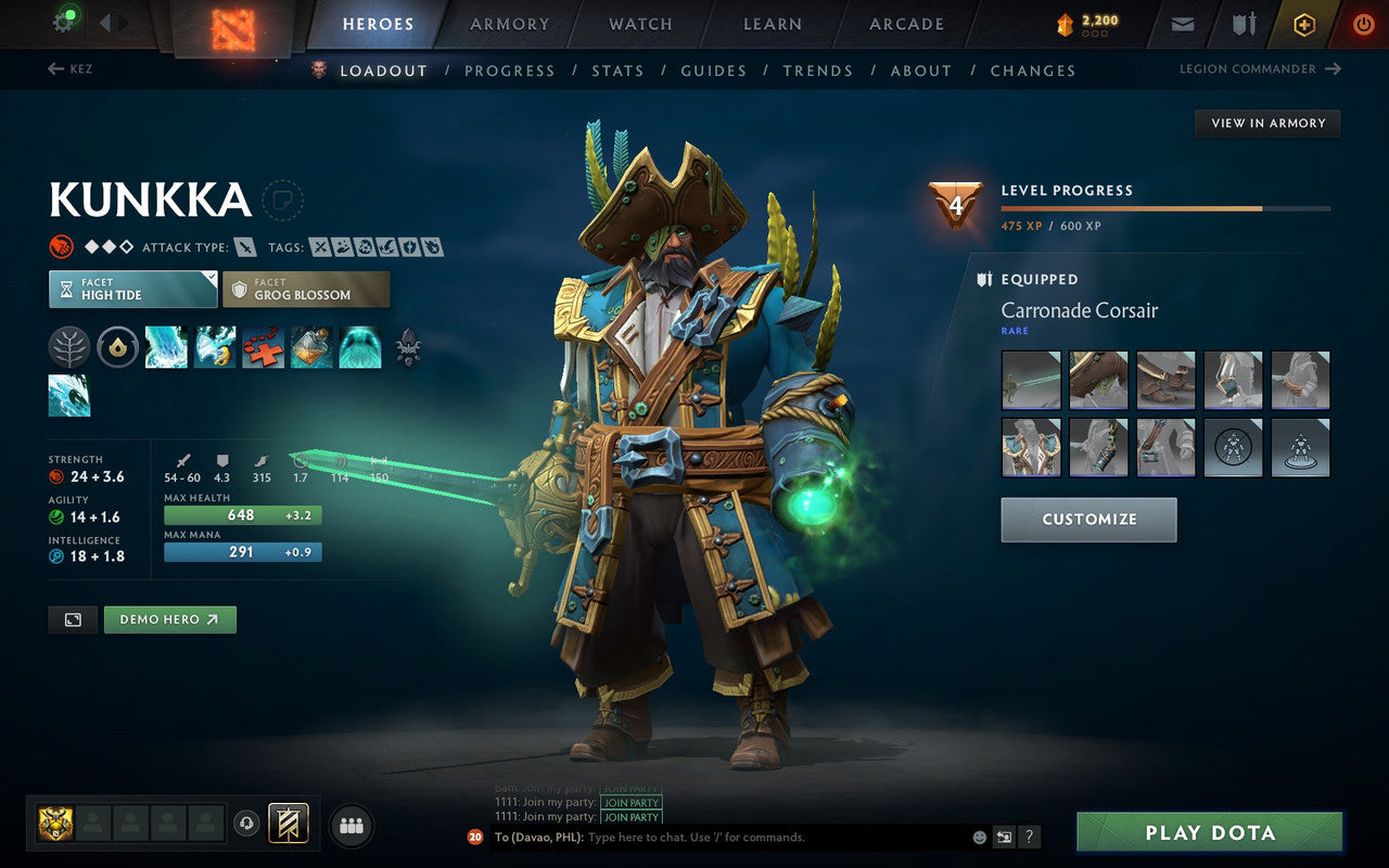 Guardian V | MMR: 1407 - Behavior: 9936