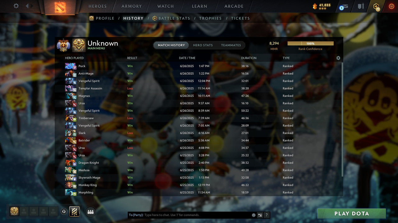 MMR: 8294 - Behavior: 12000