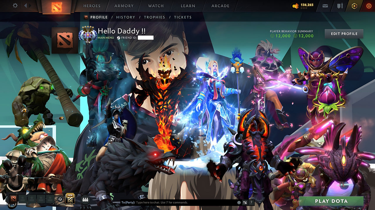 MMR: 4585 - Behavior: 12000 - Communication: 12000