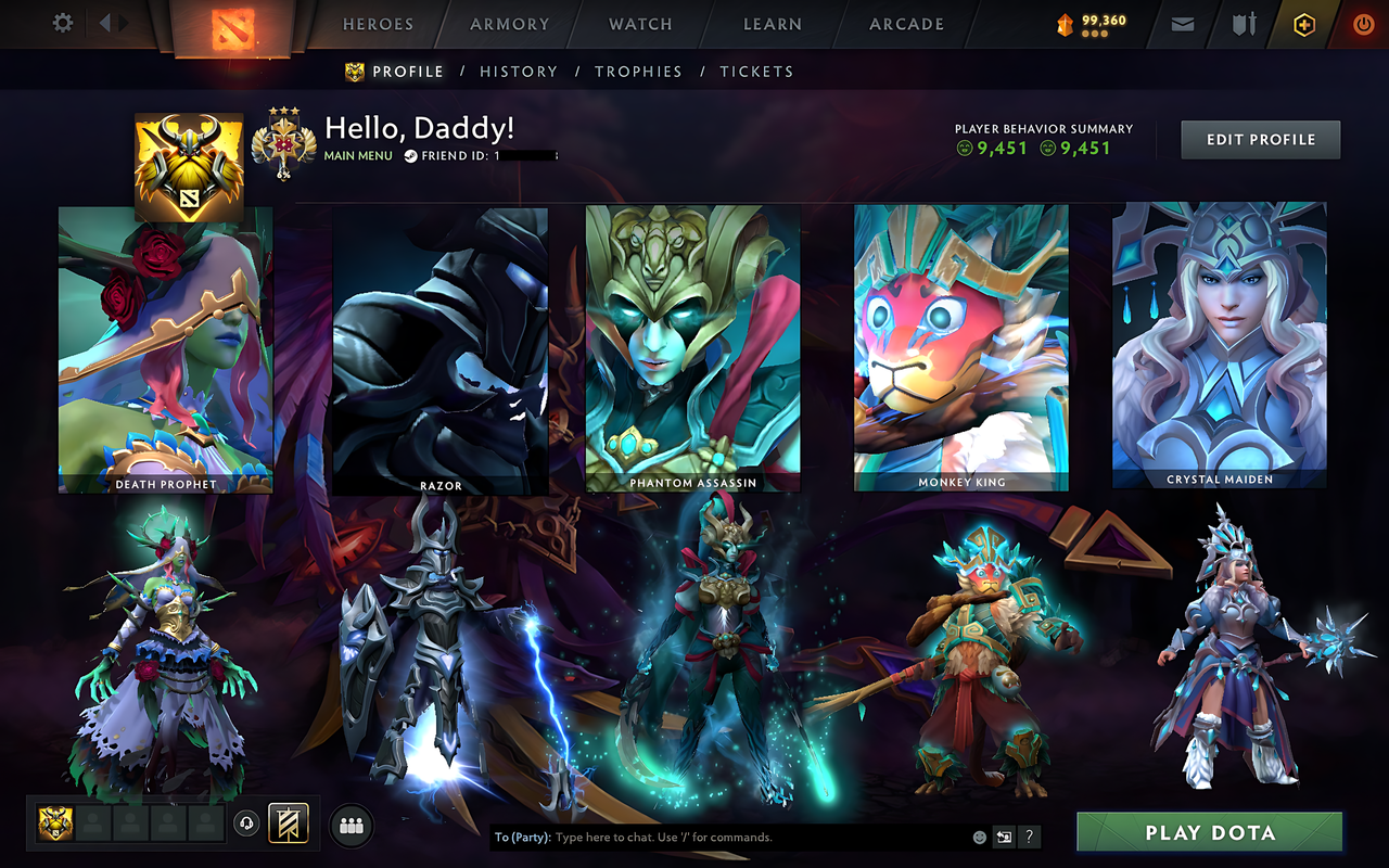 Legend III | MMR: 3398 - Behavior: 9451