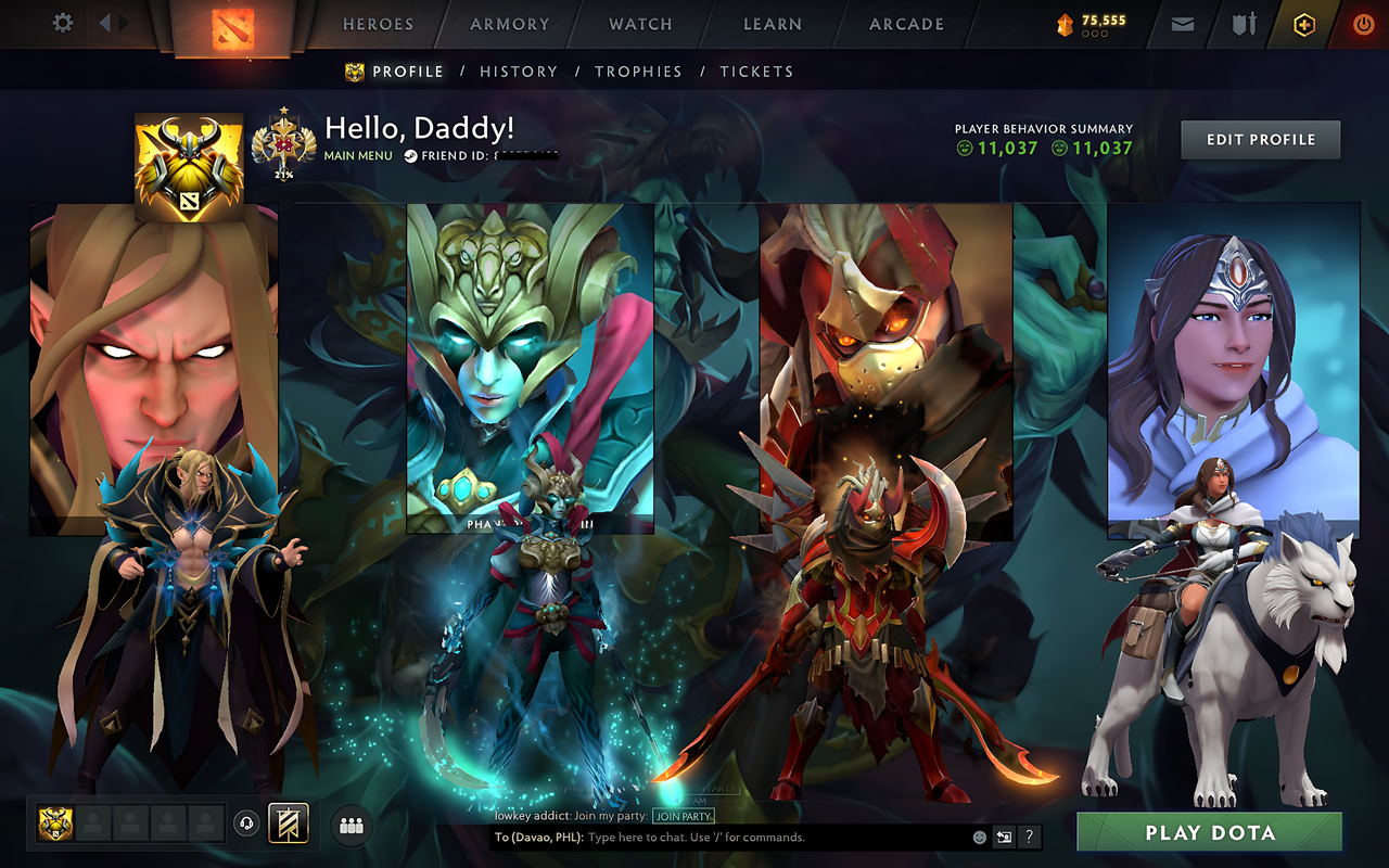 Legend I | MMR: 3113 - Behavior: 11037