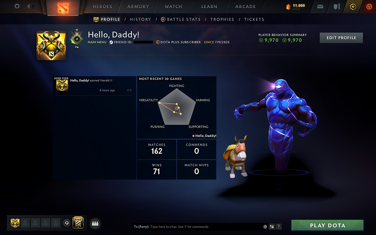 Herald I | MMR: 1 - Behavior: 9970