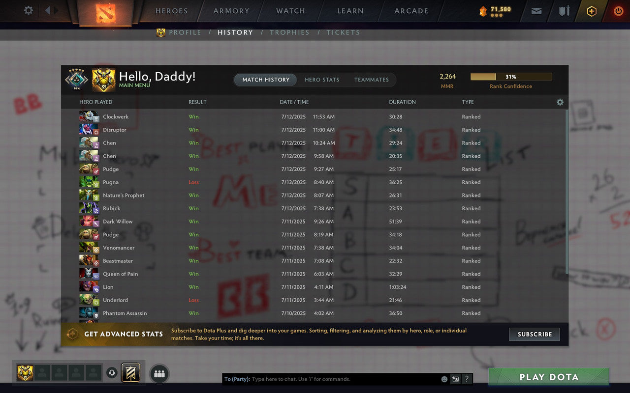 Crusader V | MMR: 2264 - Behavior: 9768