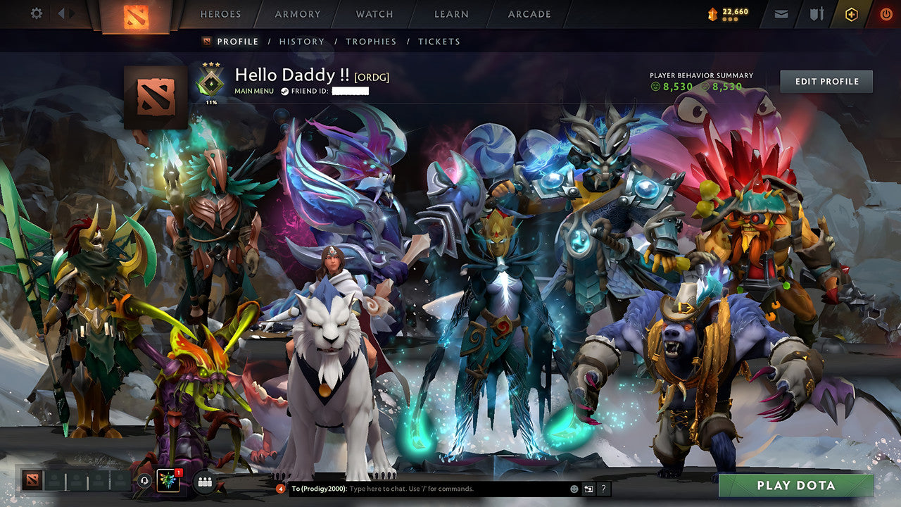 MMR: 325 - Behavior: 8530 - Communication: 8530