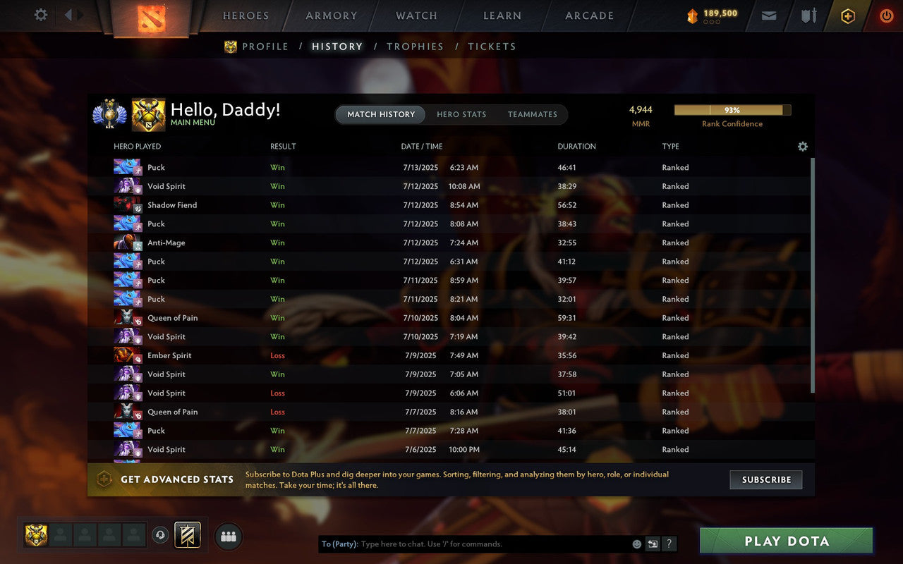 Divine II | MMR: 4944 - Behavior: 12000