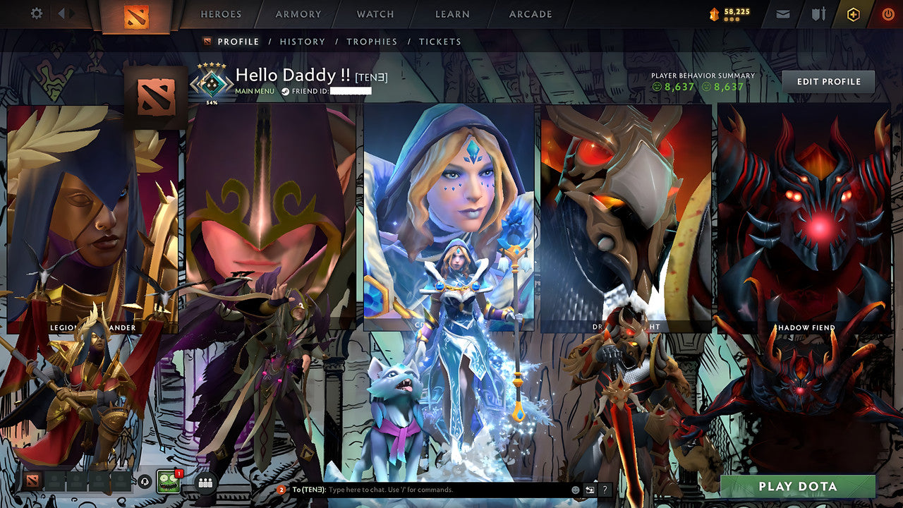 MMR: 2240 - Behavior: 8637 - Communication: 8637