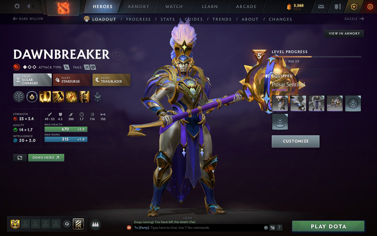 Legend I | MMR: 3125 - Behavior: 12000