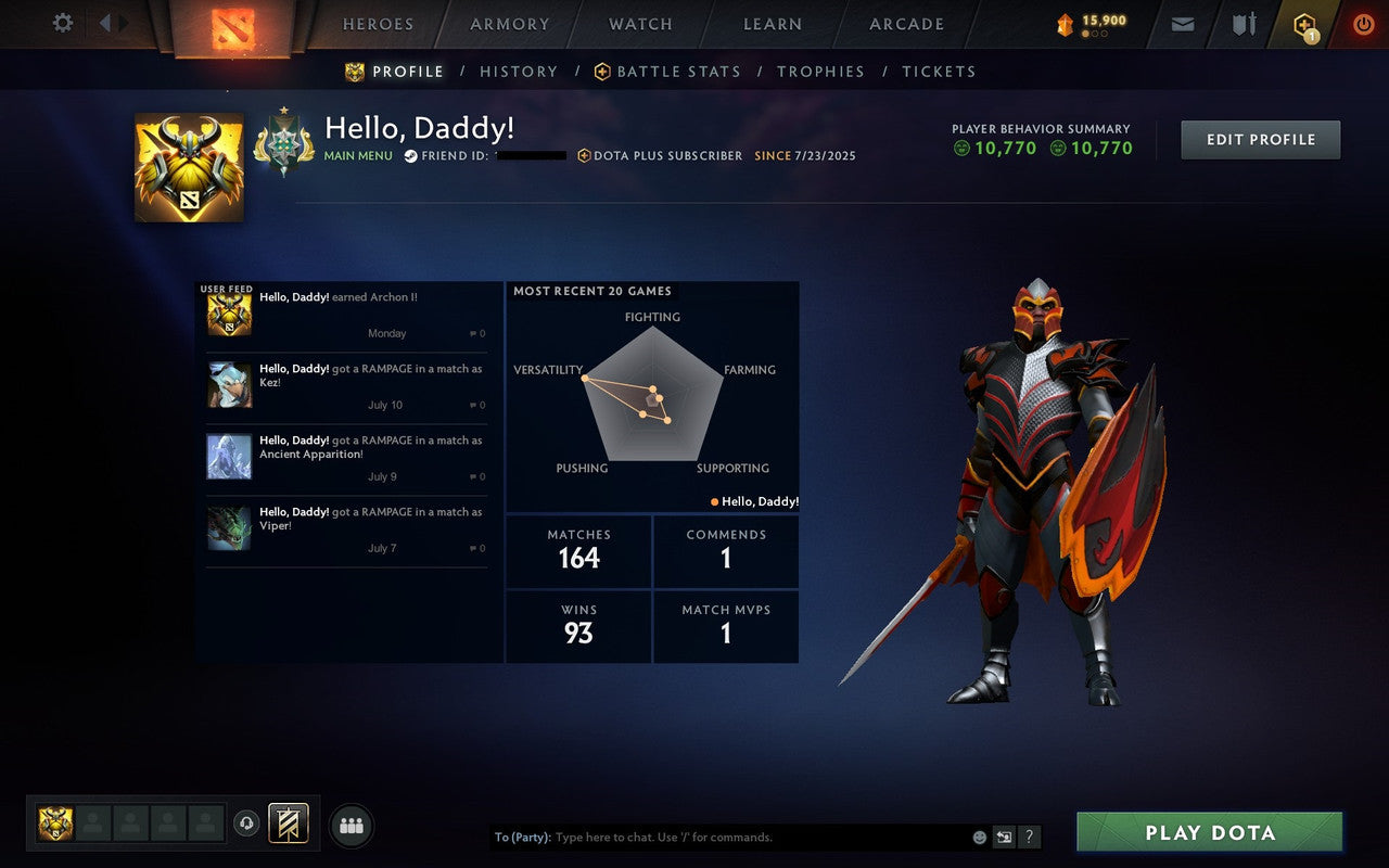 Archon I | MMR: 2289 - Behavior: 10770