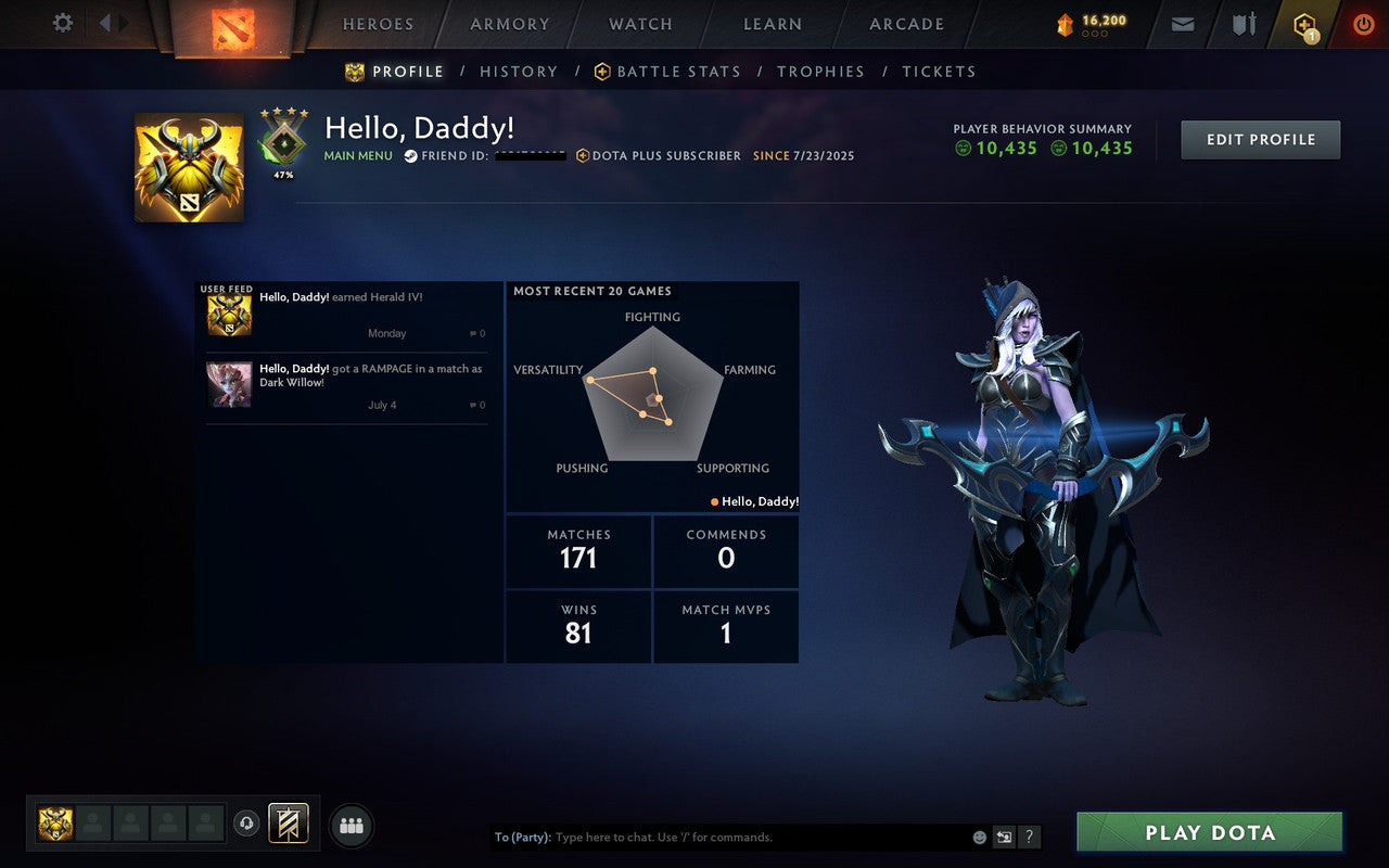 Herald IV | MMR: 495 - Behavior: 10435