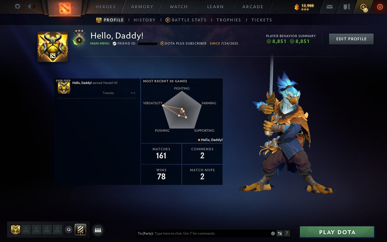 Herald III | MMR: 269 - Behavior: 8851