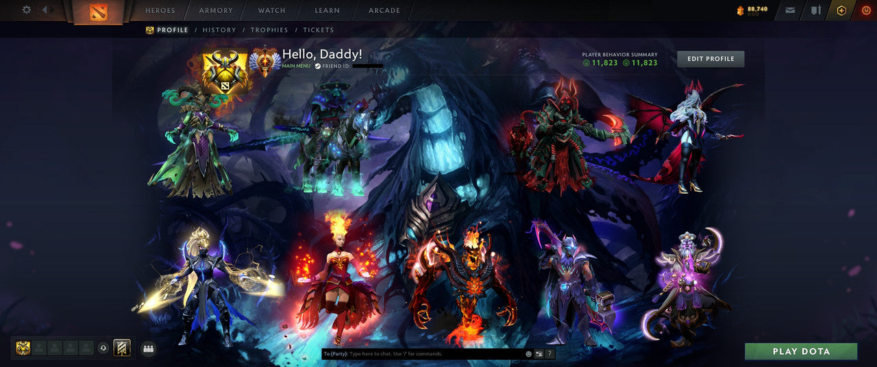 Immortal | MMR: 6100 - Behavior: 11823