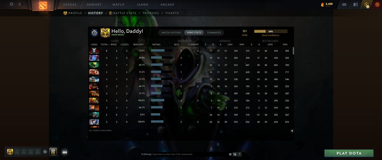 Herald IV | MMR: 551 - Behavior: 11010