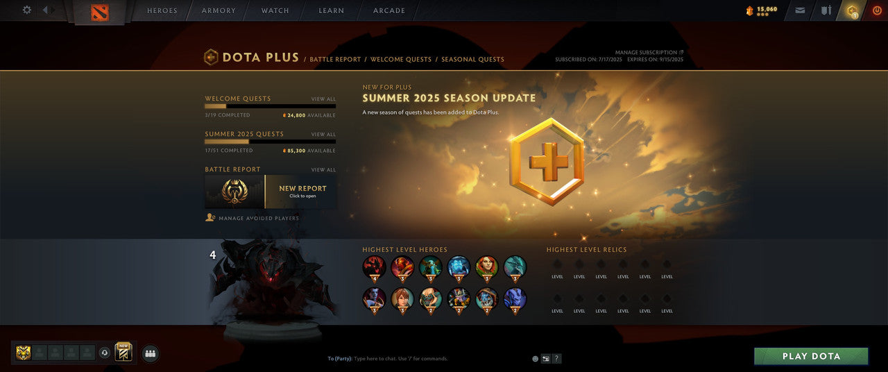 Legend III | MMR: 3488 - Behavior: 10260