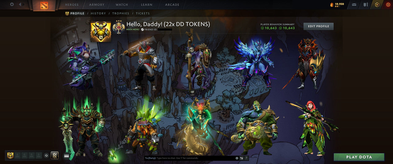 Legend III | MMR: 3454 - Behavior: 10643