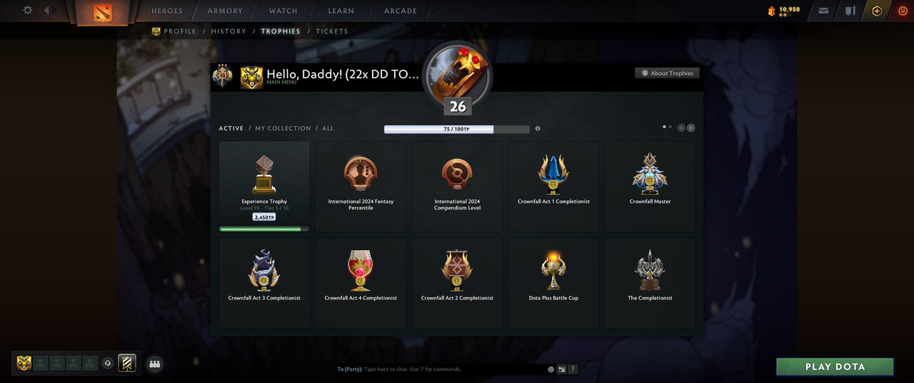 Legend III | MMR: 3454 - Behavior: 10643