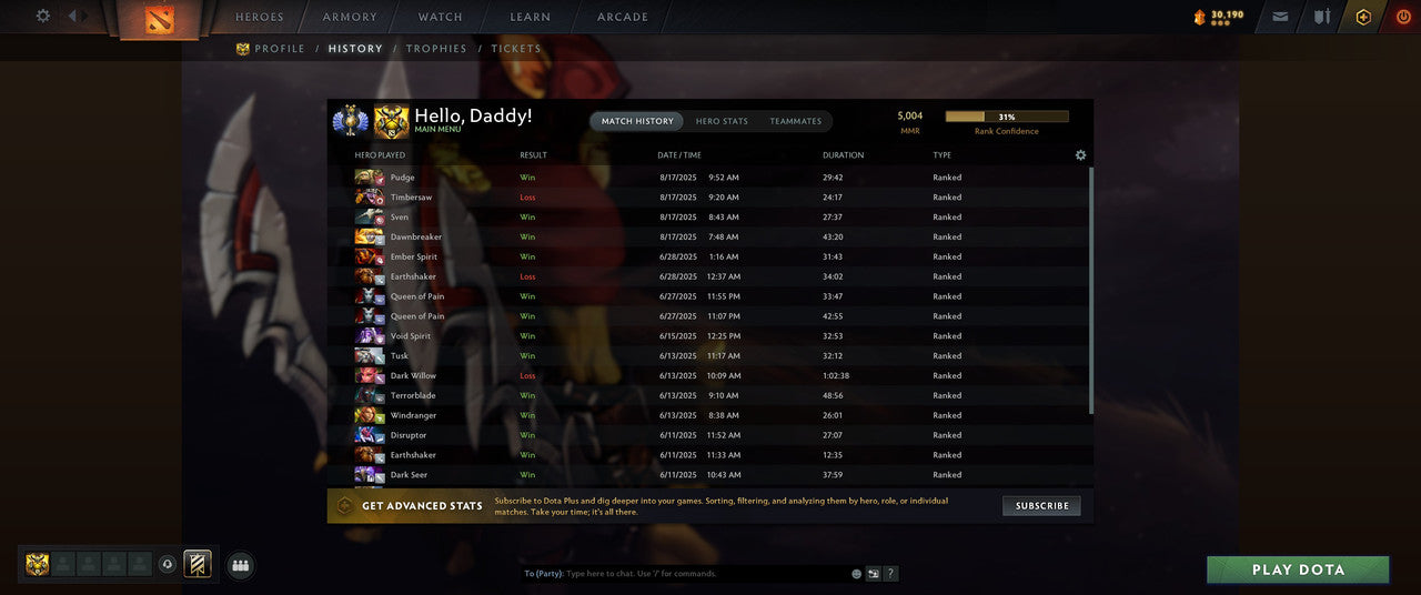 Divine II | MMR: 5004 - Behavior: 11666