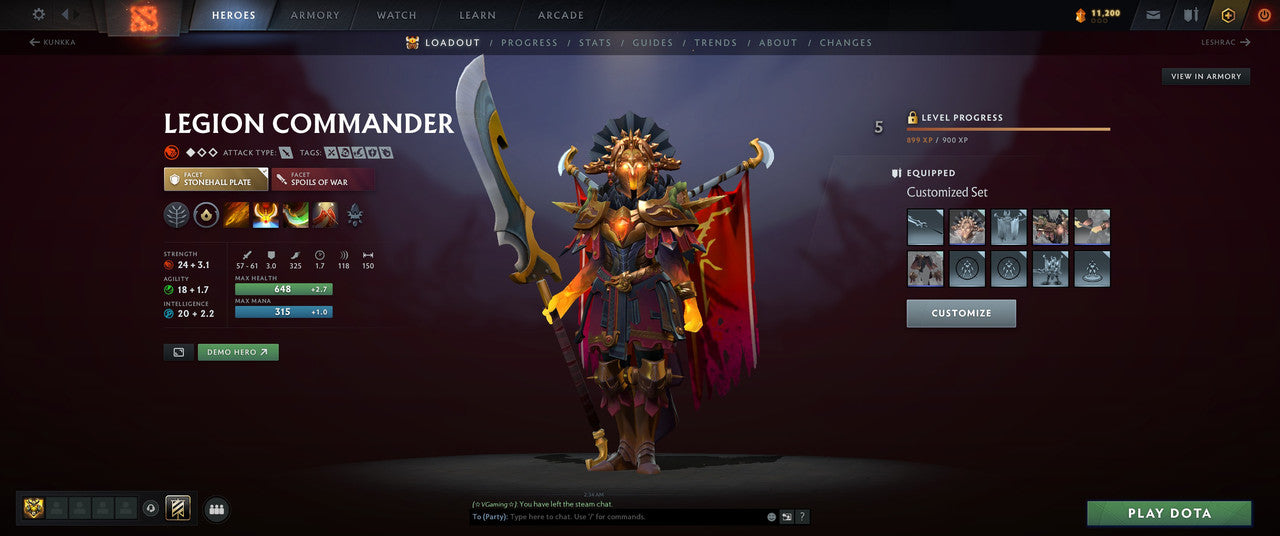 Legend I | MMR: 3136 - Behavior: 12000