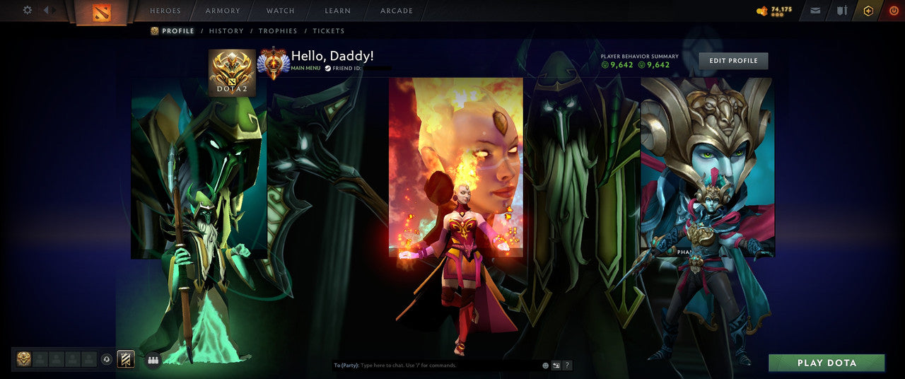 Immortal | MMR: 5863 - Behavior: 9642