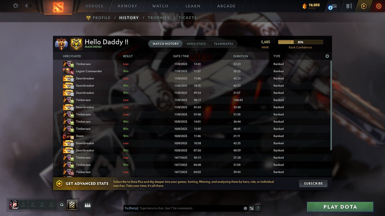 MMR: 5685 - Behavior: 11284