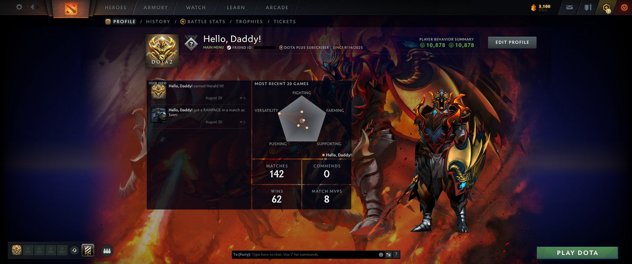 Herald II | MMR: 180 - Behavior: 10878