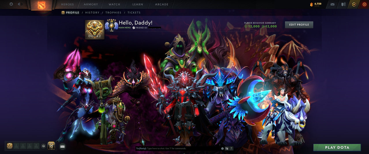 Divine V | MMR: 5446 - Behavior: 12000