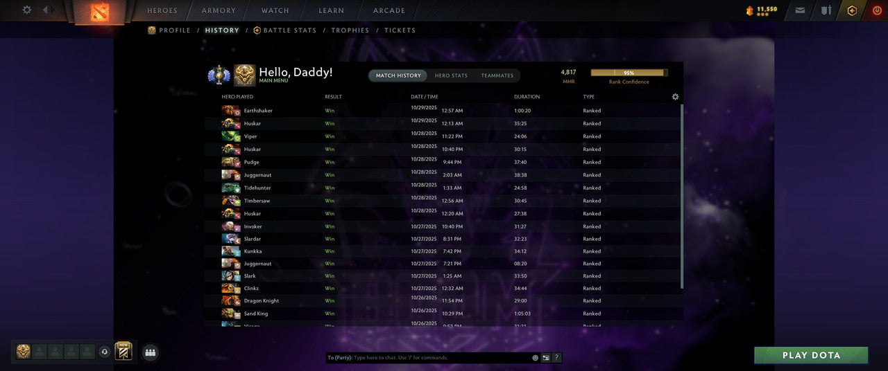 Divine I | MMR: 4817 - Behavior: 12000