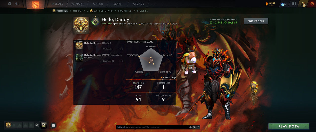 Herald I | MMR: 1 - Behavior: 10545