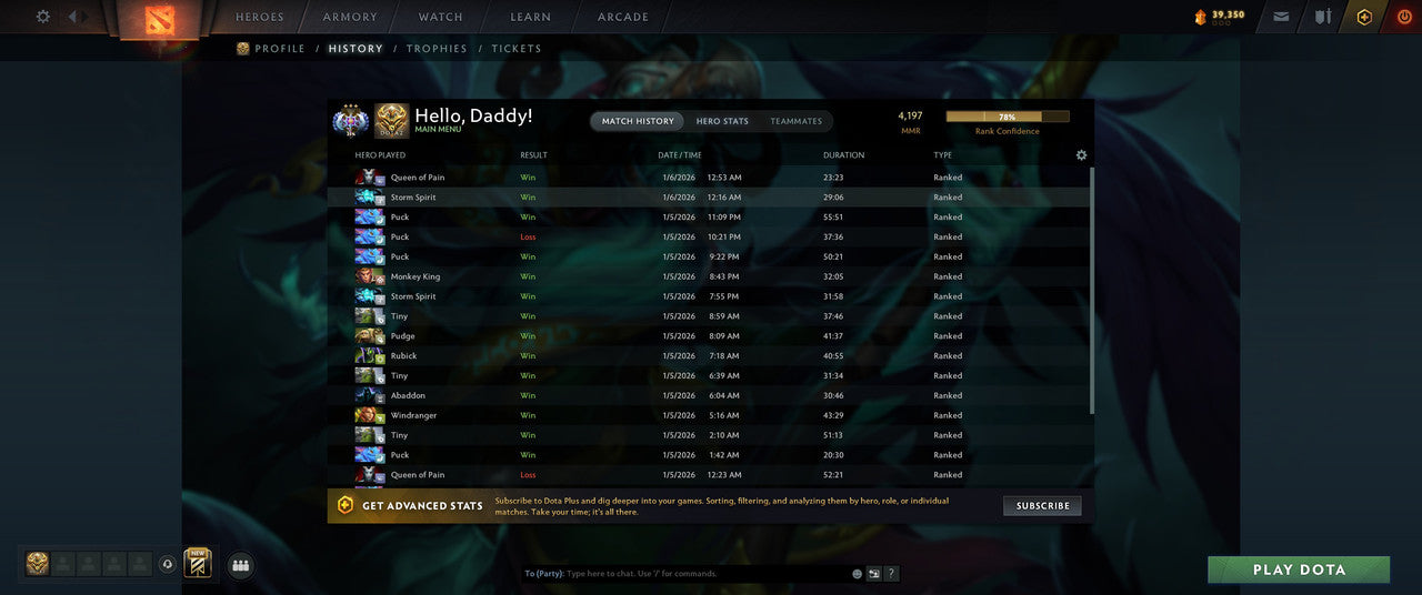 Ancient III | MMR: 4197 - Behavior: 12000