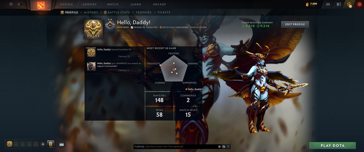 Guardian II | MMR: 820 - Behavior: 9510