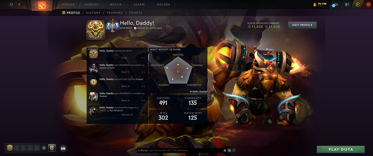 Ancient I | MMR: 3884 - Behavior: 11028