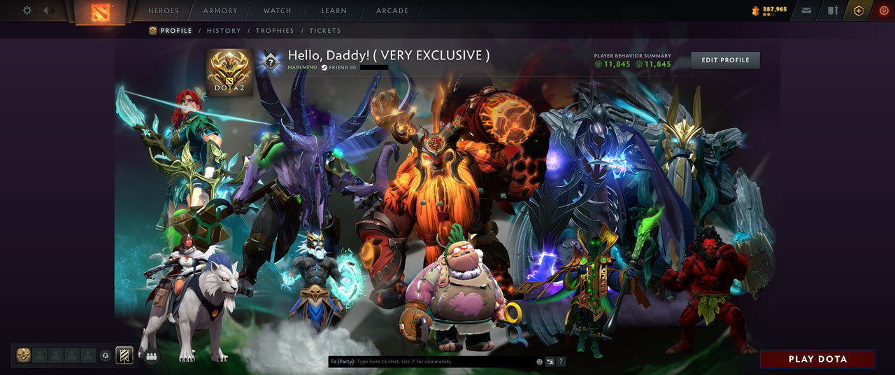 Legend V | MMR: 3790 - Behavior: 11845