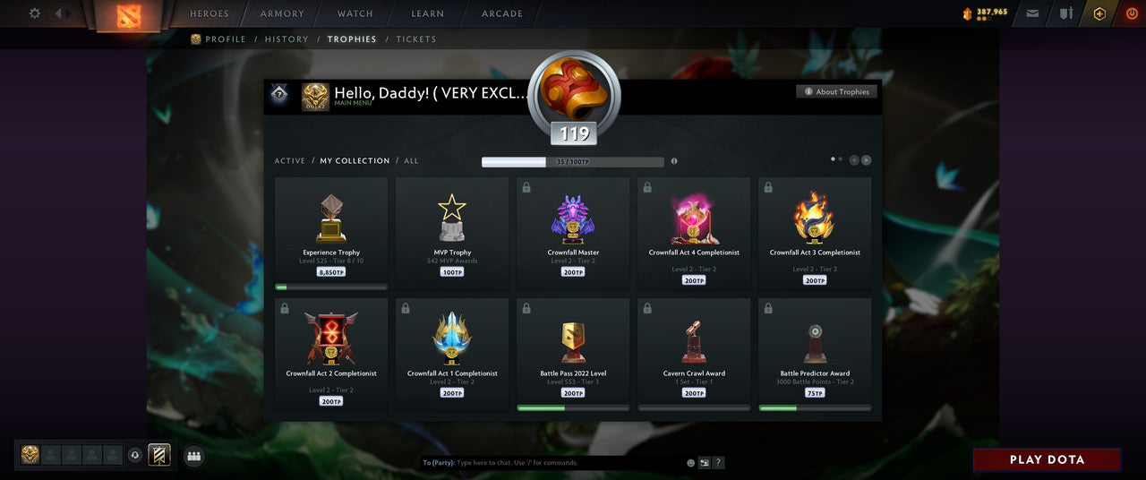 Legend V | MMR: 3790 - Behavior: 11845