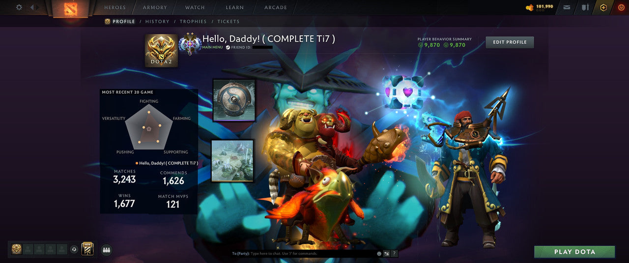 Ancient II | MMR: 3947 - Behavior: 9870