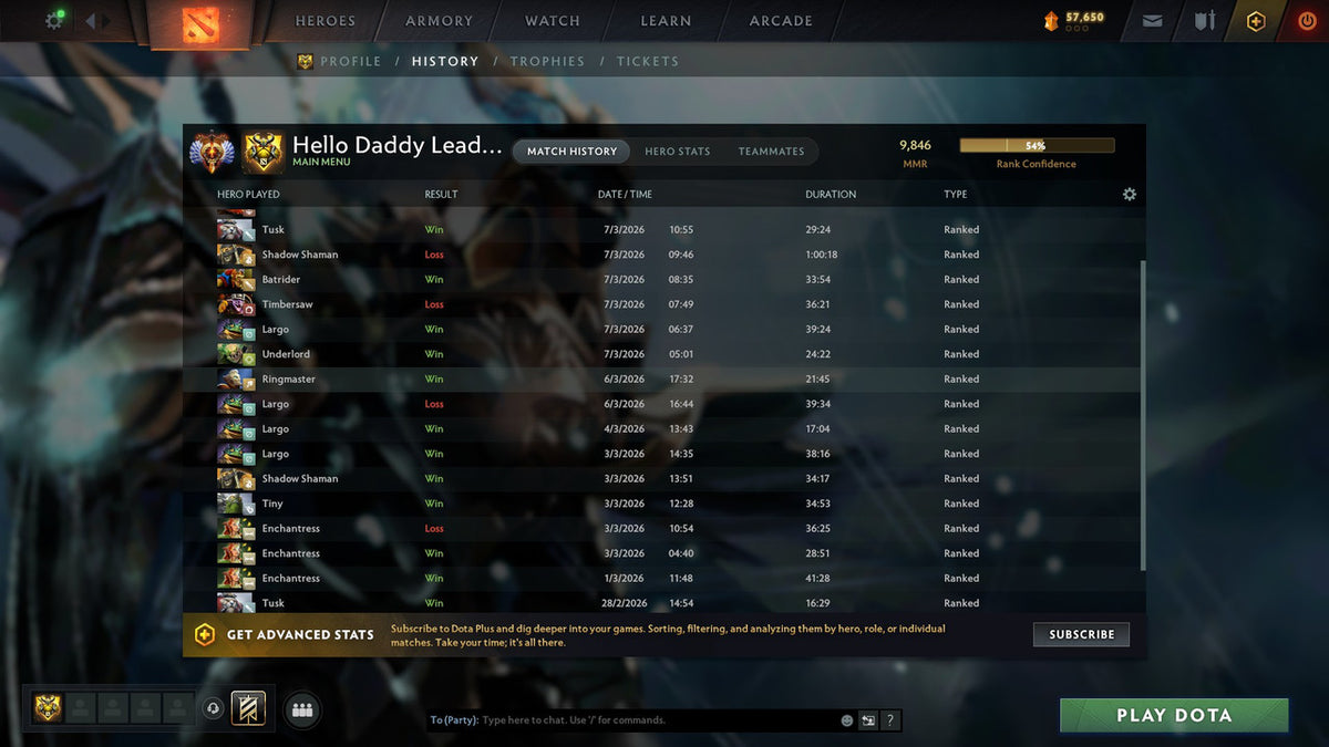 MMR: 9846 - Behavior: 12000