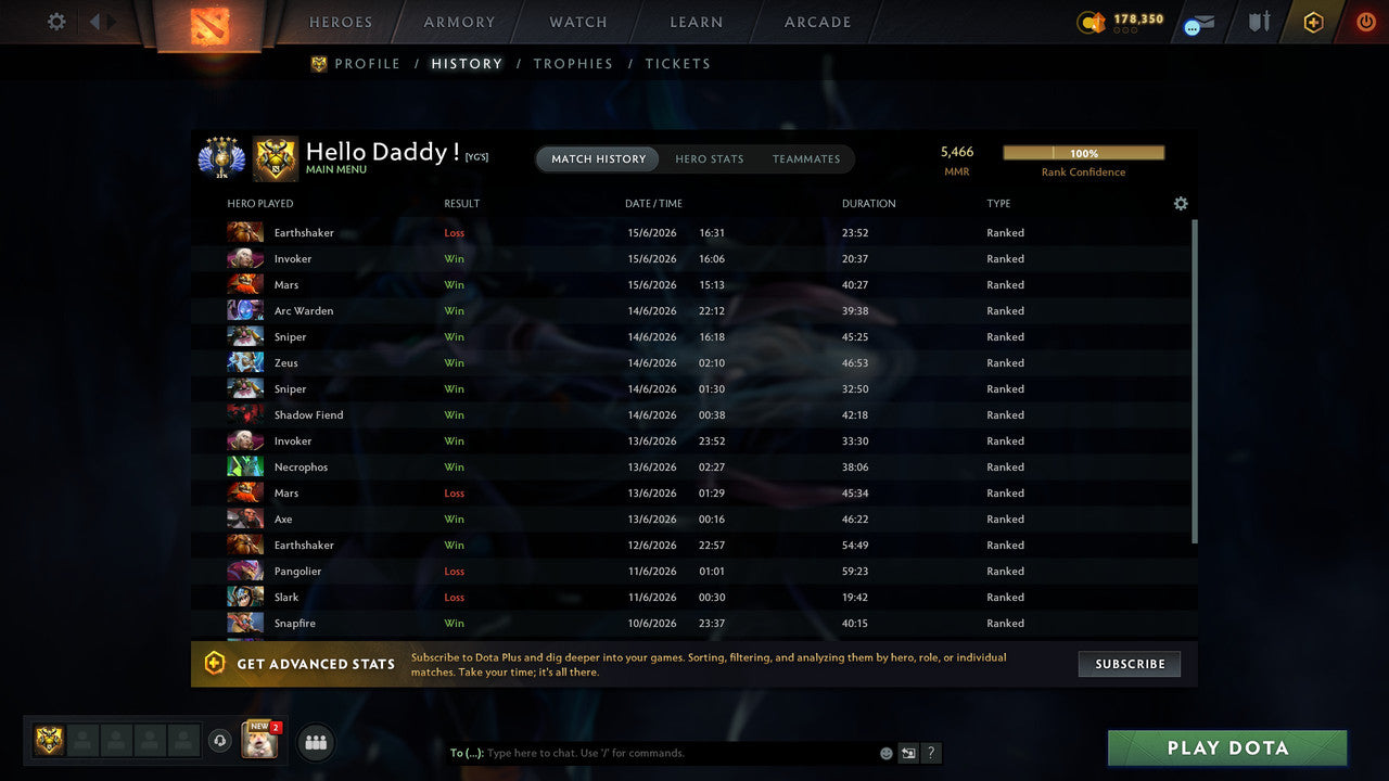 MMR: 5400 - Behavior: 11700