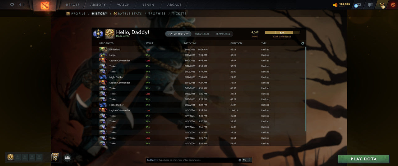 Divine I | MMR: 4669 - Behavior: 12000